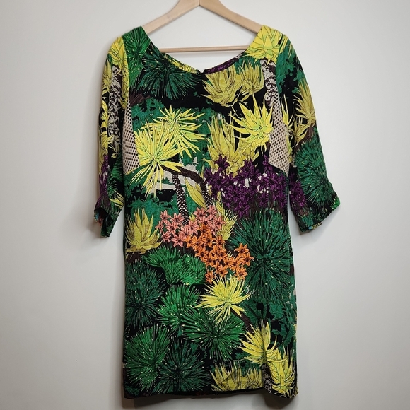 Tracy Reese Multicolor Floral‎ Dress - Picture 1 of 5